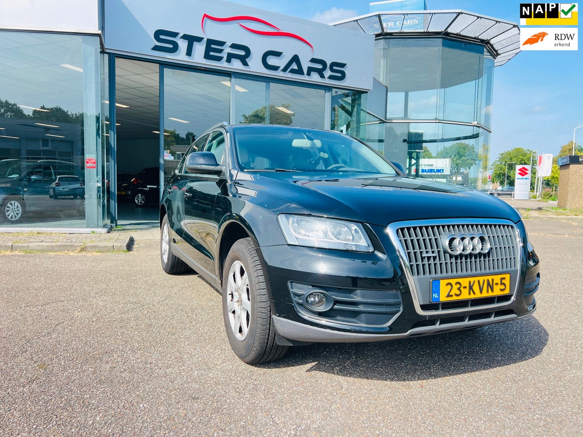 Audi Q5 2.0 TFSI quattro|NAP|Onderhoud|, Auto's, Gebruikt, 4 cilinders, Zwart, Origineel Nederlands