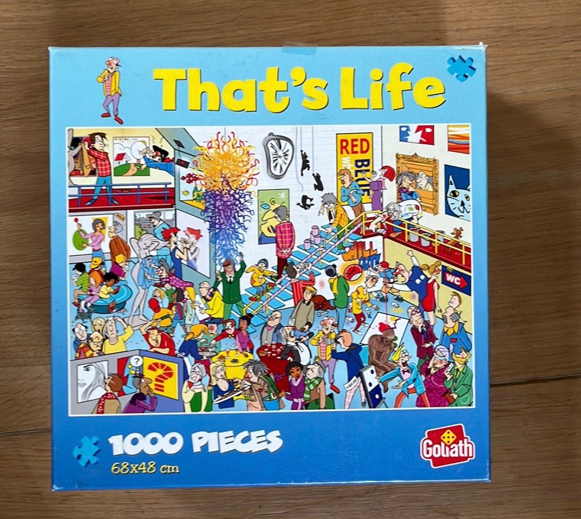 That’s life puzzel 1000 stukjes, Hobby en Vrije tijd, Denksport en Puzzels, Ophalen of Verzenden, Zo goed als nieuw