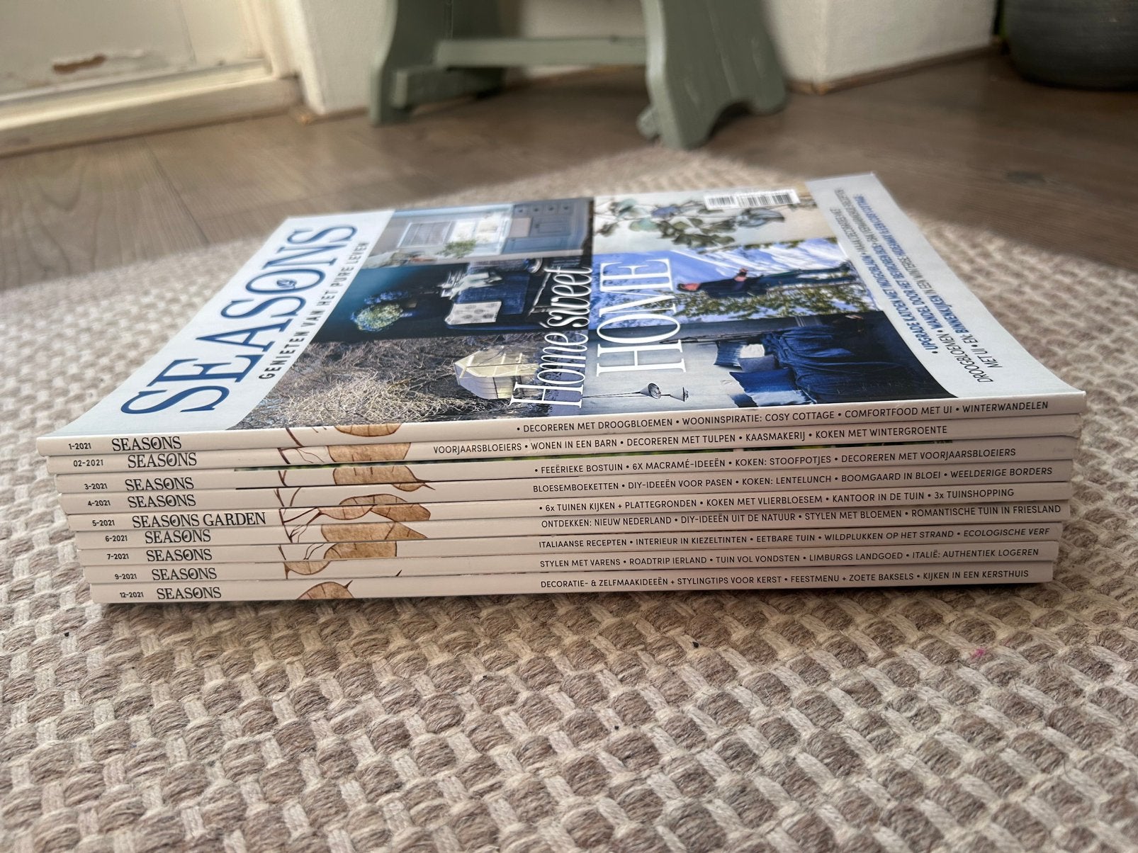 Seasons jaargang 2021 9 stuks tijdschrift, Ophalen of Verzenden, Zo goed als nieuw