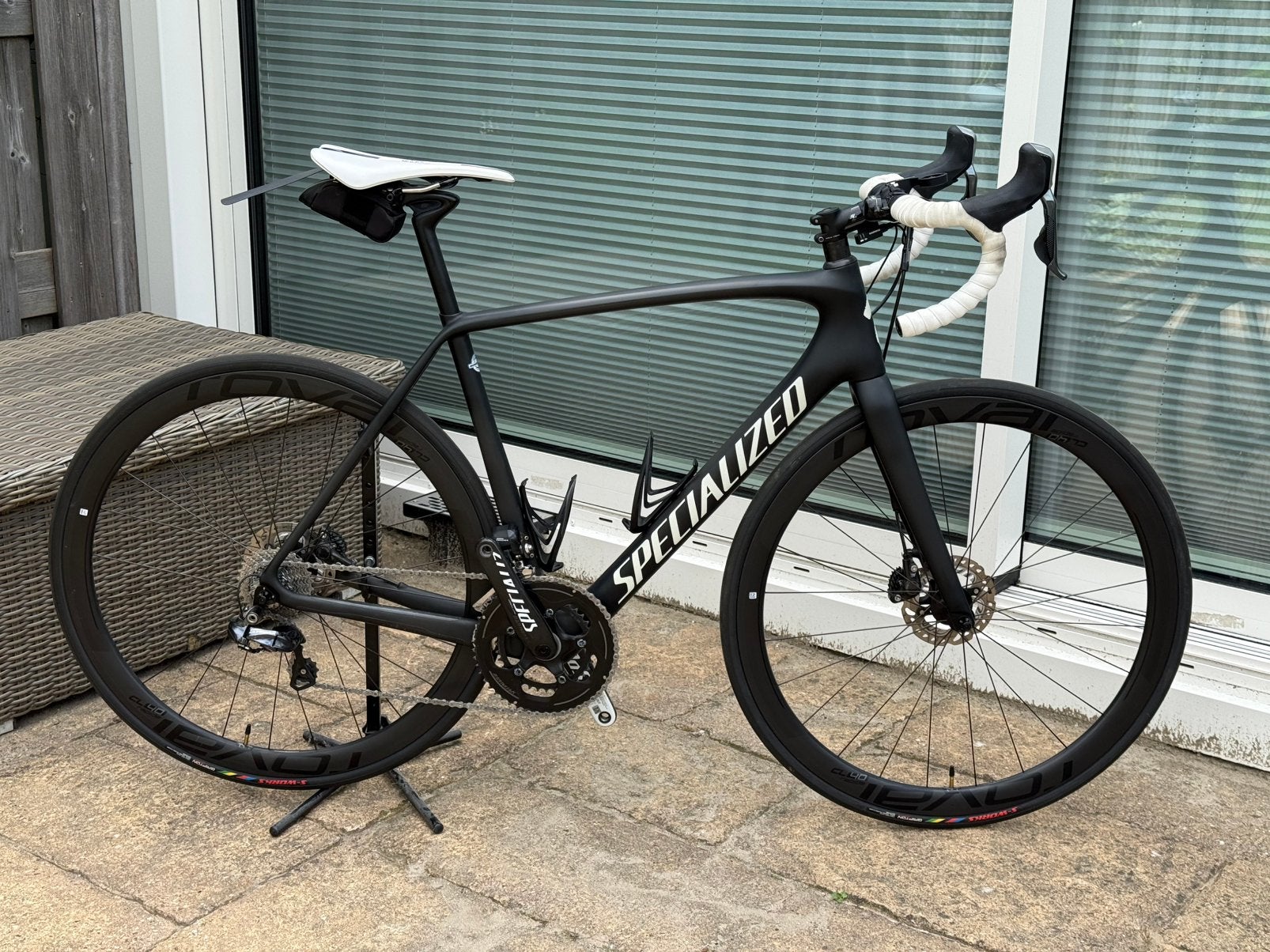 Specialized Tarmac Pro Disc Ultegra Di2–maat 56–Roval Carbon, Fietsen en Brommers, Fietsen | Racefietsen, 28 inch, Gebruikt, Carbon