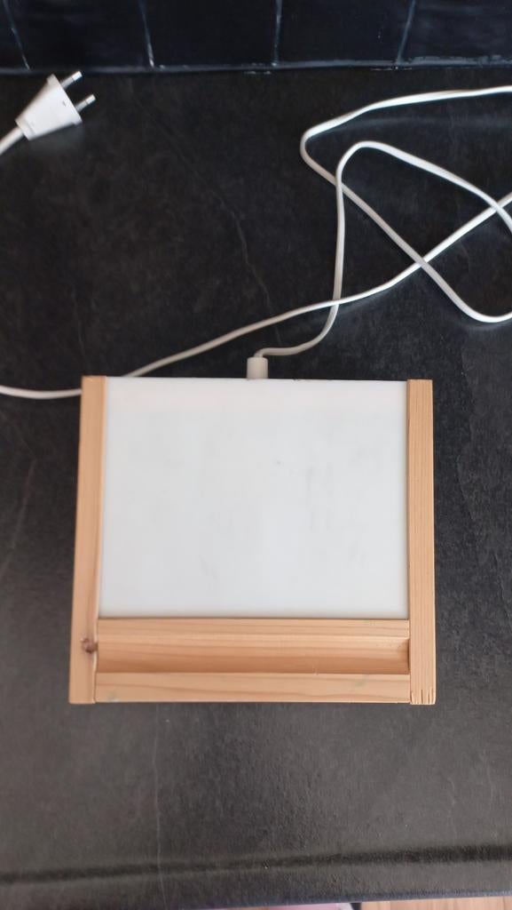 Houten lichtbak voor embossing of als sfeerlicht, Ophalen of Verzenden, Gebruikt