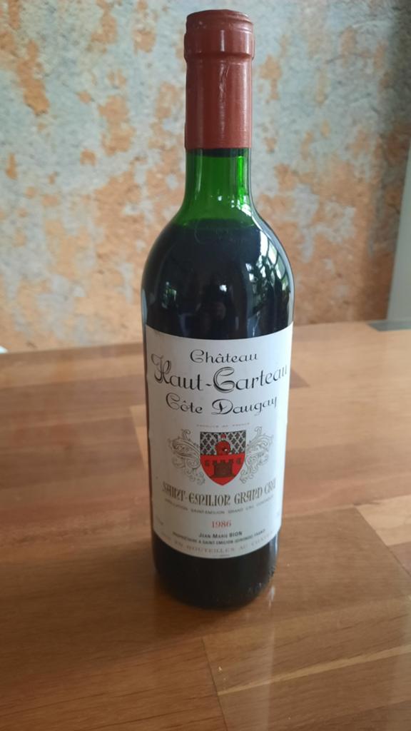 Château Haut-Carteau Côte Daugay St-Émilion Grand Cru 1986, Ophalen of Verzenden, Frankrijk, Rode wijn