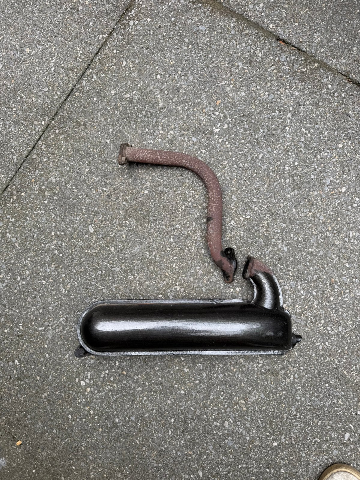 Vespa banaan uitlaat v50, Fietsen en Brommers, Ophalen of Verzenden, Uitlaat, Overige merken