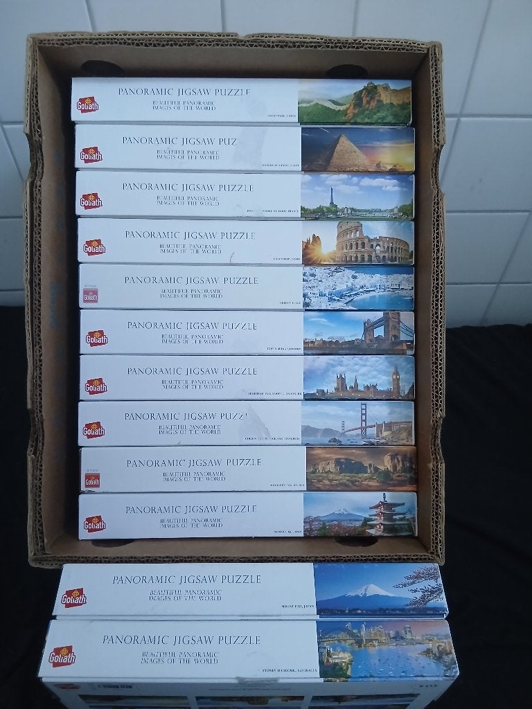 Legpuzzels Goliath, Ophalen, 500 t/m 1500 stukjes, Gebruikt, Legpuzzel