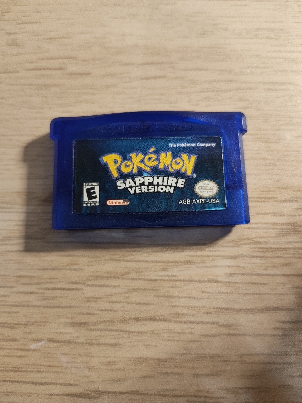 Pokémon Sapphire Version - Game Boy Advance, Spelcomputers en Games, 1 speler, Ophalen of Verzenden, Zo goed als nieuw, Role Playing Game (Rpg)