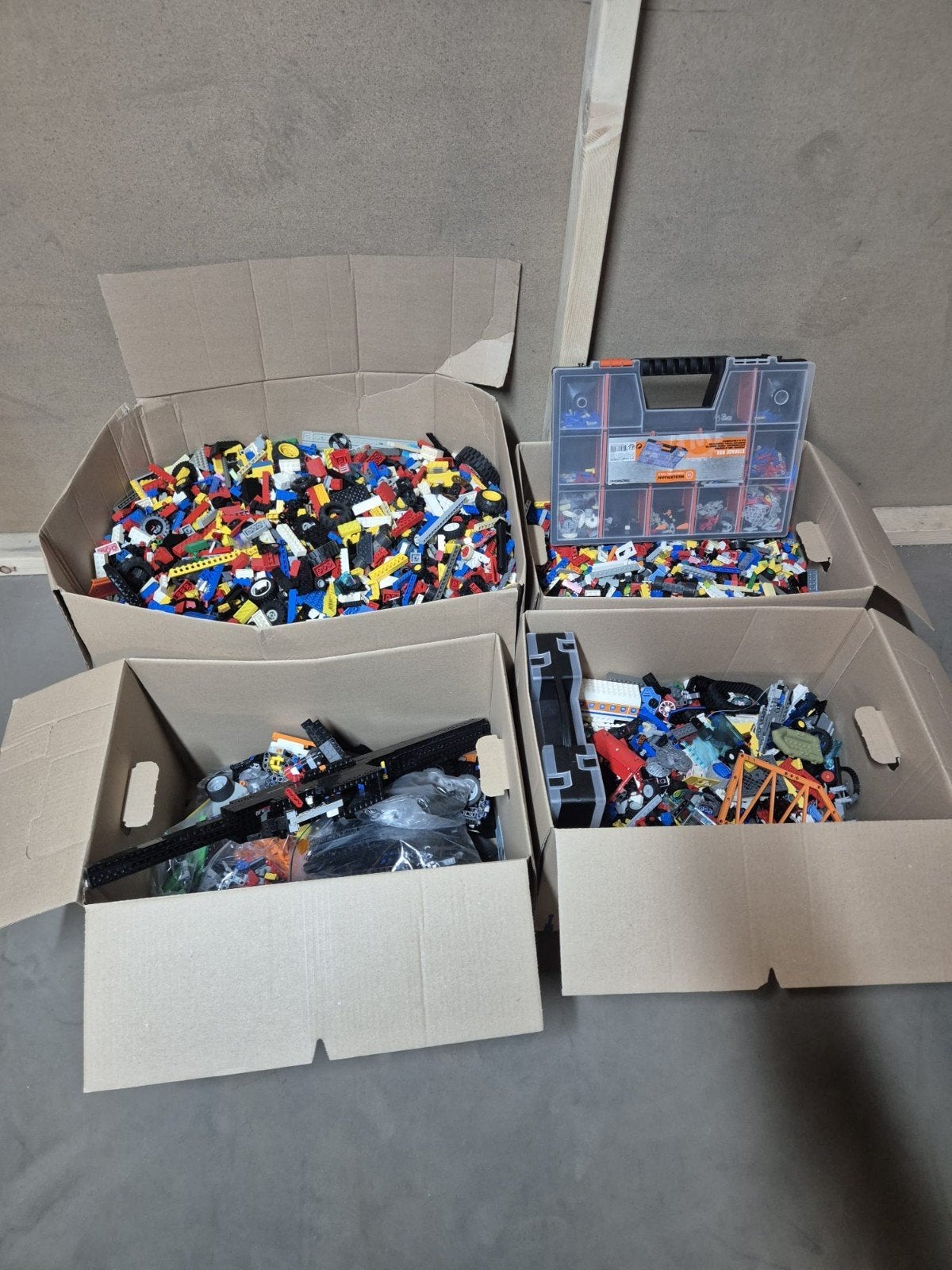 grote partij losse lego 45 kilo met poppetjes, Kinderen en Baby's, Ophalen, Zo goed als nieuw, Lego