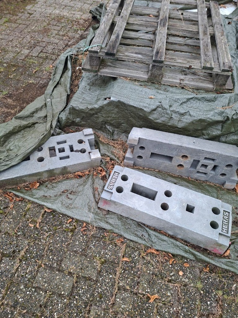 Heras steigerblokken / ballastblokken, Doe-het-zelf en Verbouw, Ophalen, Gebruikt, Overige typen, Nvt
