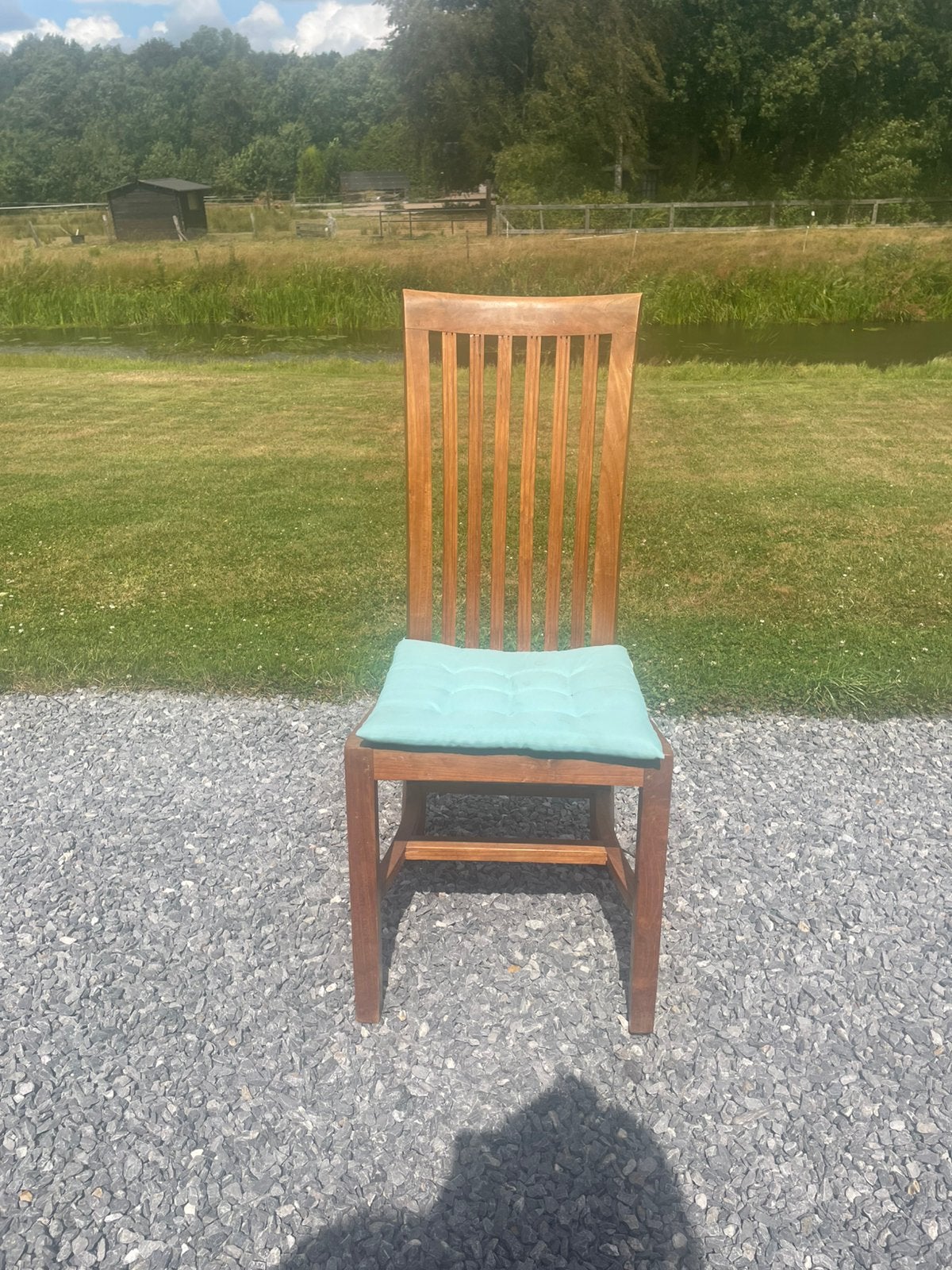 5x houten stoelen, Ophalen, Overige kleuren, Zo goed als nieuw, Vijf, Zes of meer stoelen