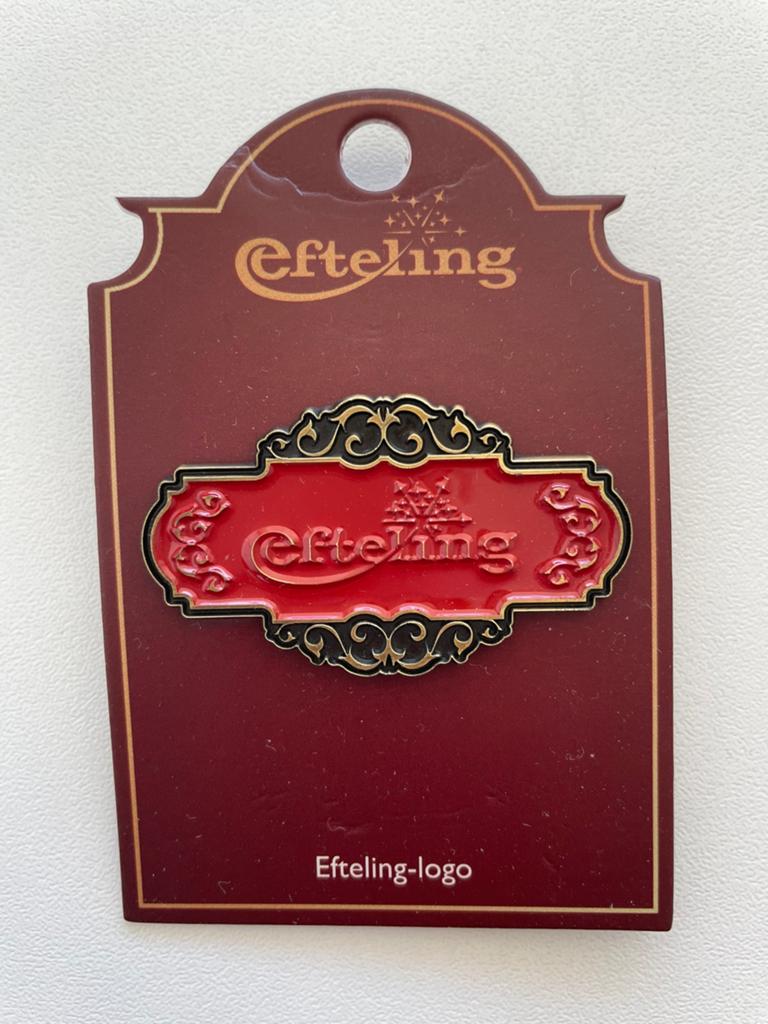 Efteling pin Efteling Logo op kaartje EPP 497, Verzamelen, Ophalen of Verzenden, Nieuw, Button of Speldje