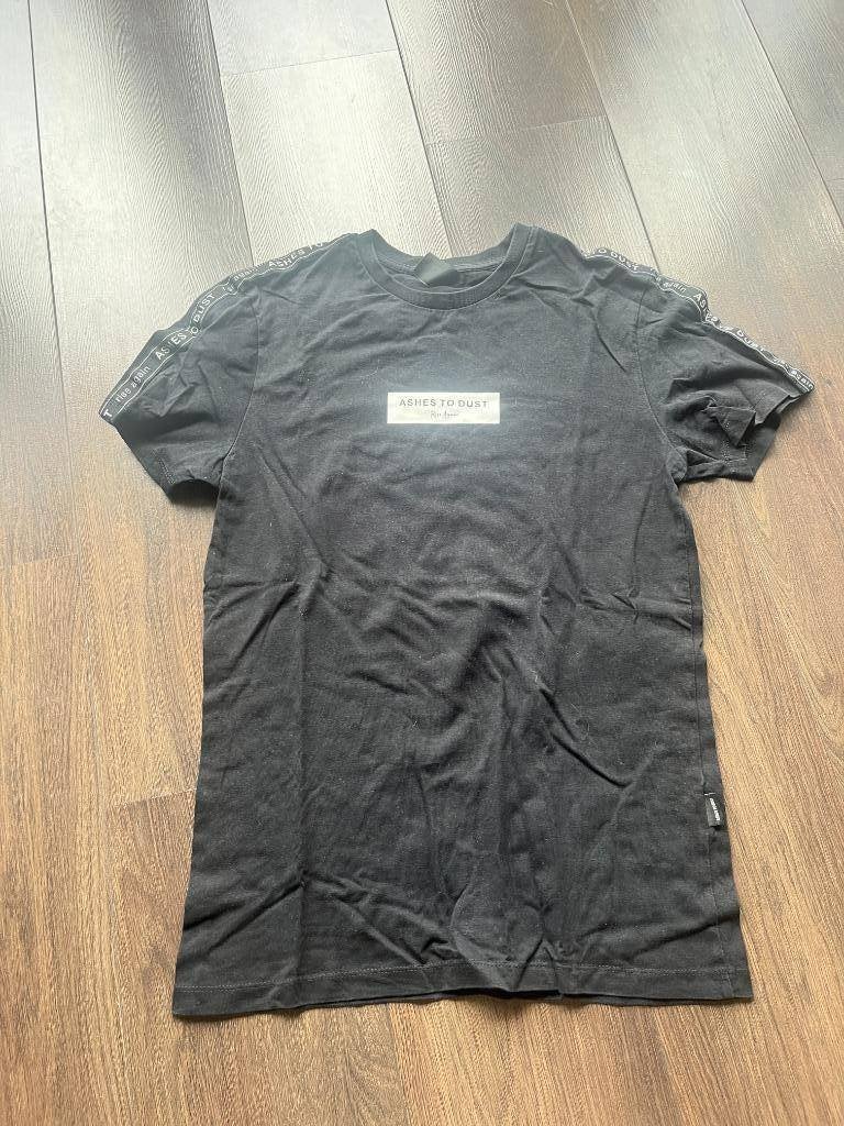 Ashes to dust t-shirt heren zwart maat S, Ophalen of Verzenden, Gedragen, Maat 46 (S) of kleiner, Zwart