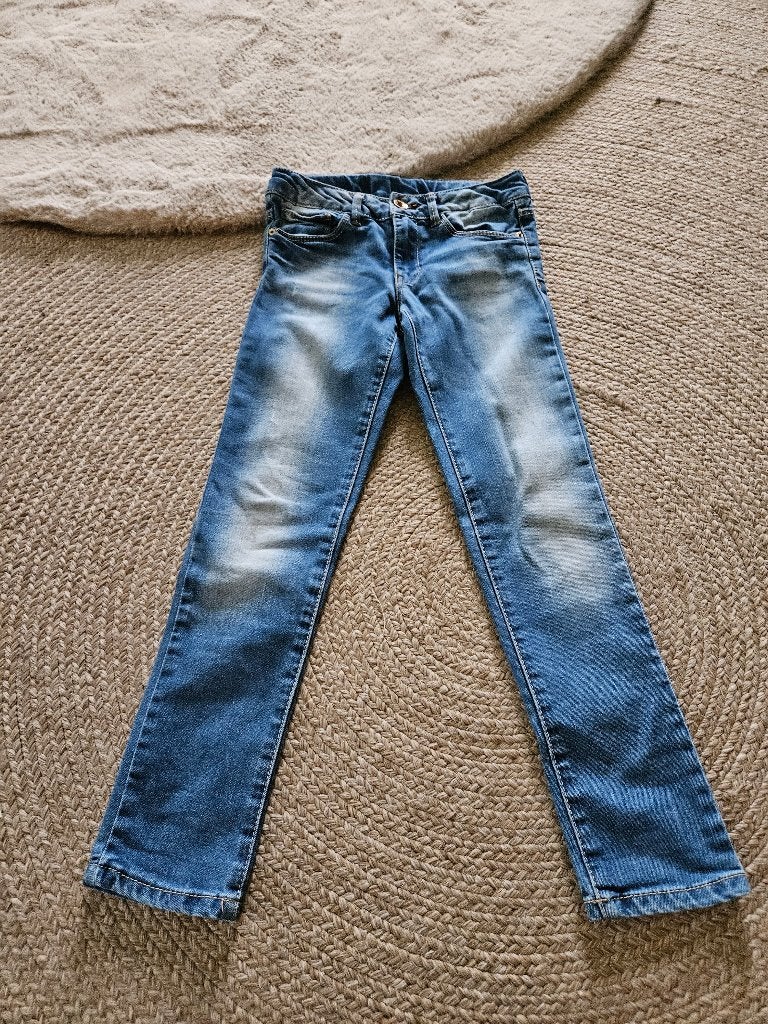 Spijkerbroek van zara, maat 128, Broek, Meisje, Ophalen of Verzenden, Zo goed als nieuw