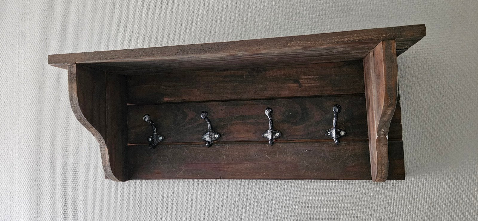 Antiek regaal / wandkapstok - decoratief en functioneel, Gebruikt, Minder dan 100 cm, Hout, Ophalen