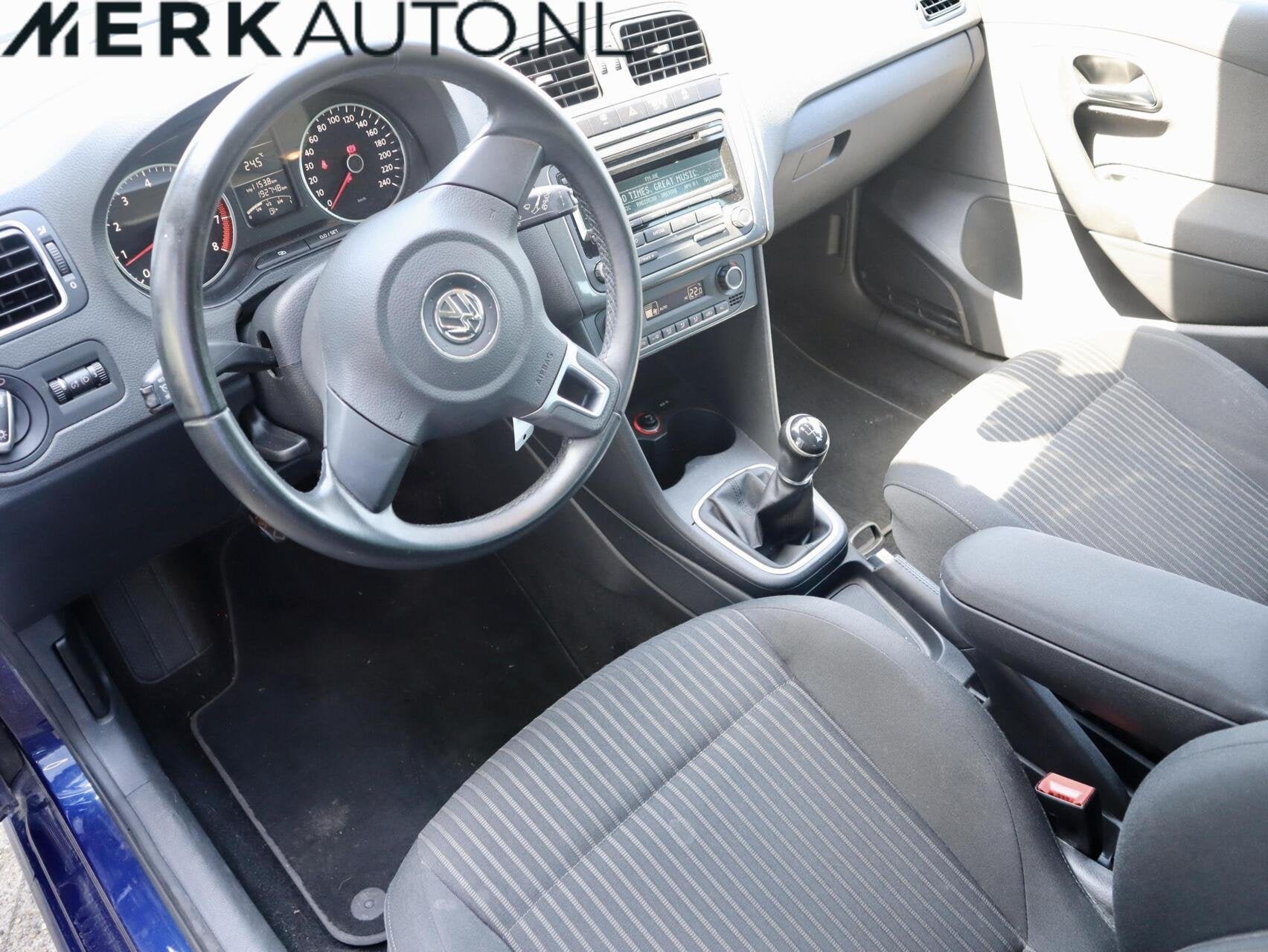 Volkswagen Polo 1.2 TSI BlueMotion Comfortline, Voorwielaandrijving, Euro 5, 4 cilinders, Blauw