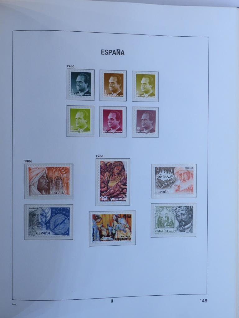DAVO SPANJE - 1945/1987 - goedgevuld album - (M43) - 2/2 -, Ophalen of Verzenden, Buitenland