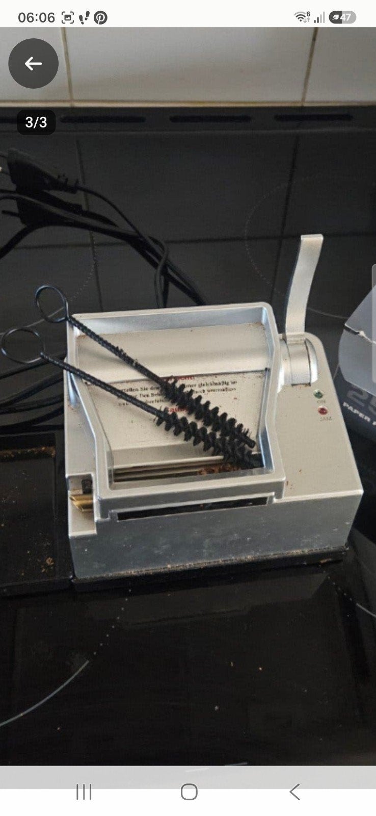 Elektrische sigarettenmaker met reinigingsborstels, Ophalen of Verzenden, Gebruikt, Overige typen