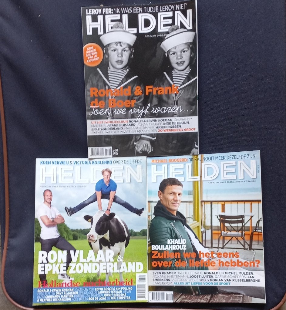 HELDEN Magazine(s) nummers 19, 20, en 23., Boeken, Tijdschriften en Kranten, Ophalen of Verzenden, Zo goed als nieuw, Sport en Vrije tijd