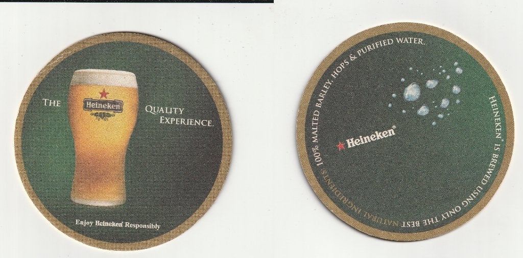 1 AMSTERDAM - HEINEKEN BIERVILTJE (03430), Verzenden, Nieuw, Viltje(s), Heineken
