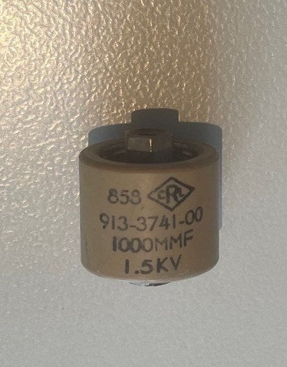 1000pF/1,5KV Condensator, Ophalen of Verzenden, Zo goed als nieuw