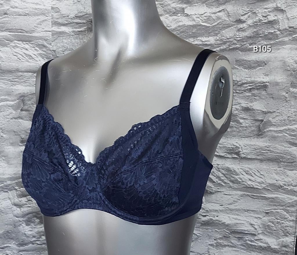 Mey "Luna" 80C, Kleding | Dames, Ondergoed en Lingerie, Mey, Ophalen of Verzenden, Blauw, BH