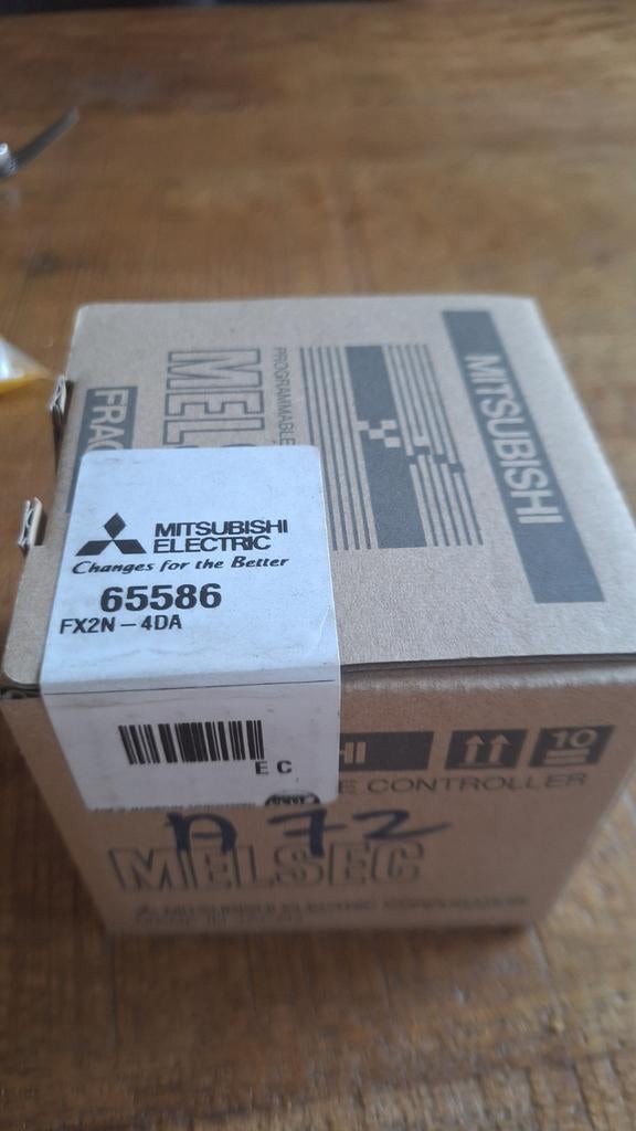 Mitsubishi FX2N-4DA Analoge Ingangseenheid PLC, Ophalen of Verzenden, Nieuw