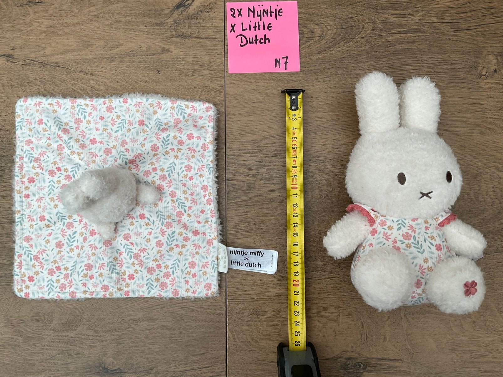 2 nieuwe zgan Nijntje Little Dutch knuffeldoek rammelaar, Ophalen, Nieuw, Kraamcadeau