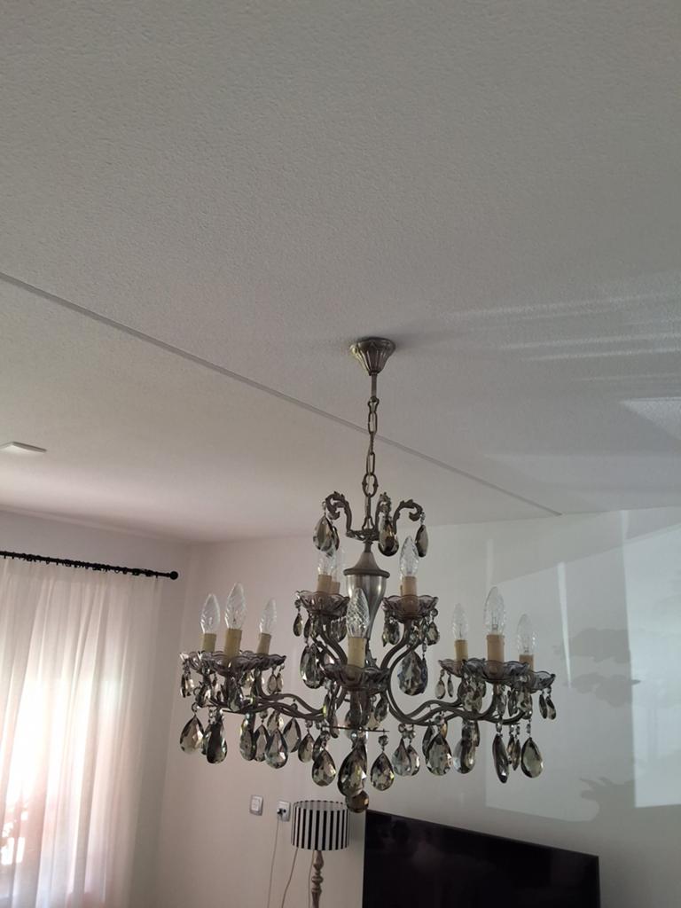 Prachtige oude lamp, Ophalen, Gebruikt, Glas, Chic