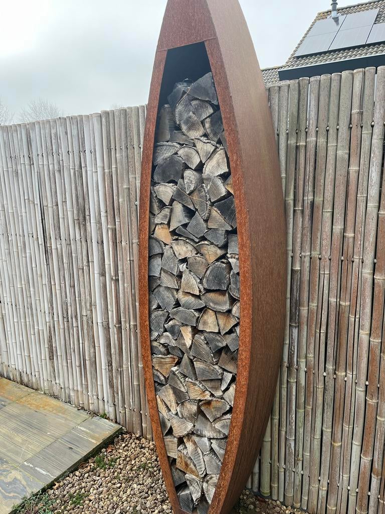 Zeno Canoa Houtopslag - Stijlvol en Ruim, Tuin en Terras, Haardhout, Minder dan 3 m³, Ophalen, Overige houtsoorten, Blokken