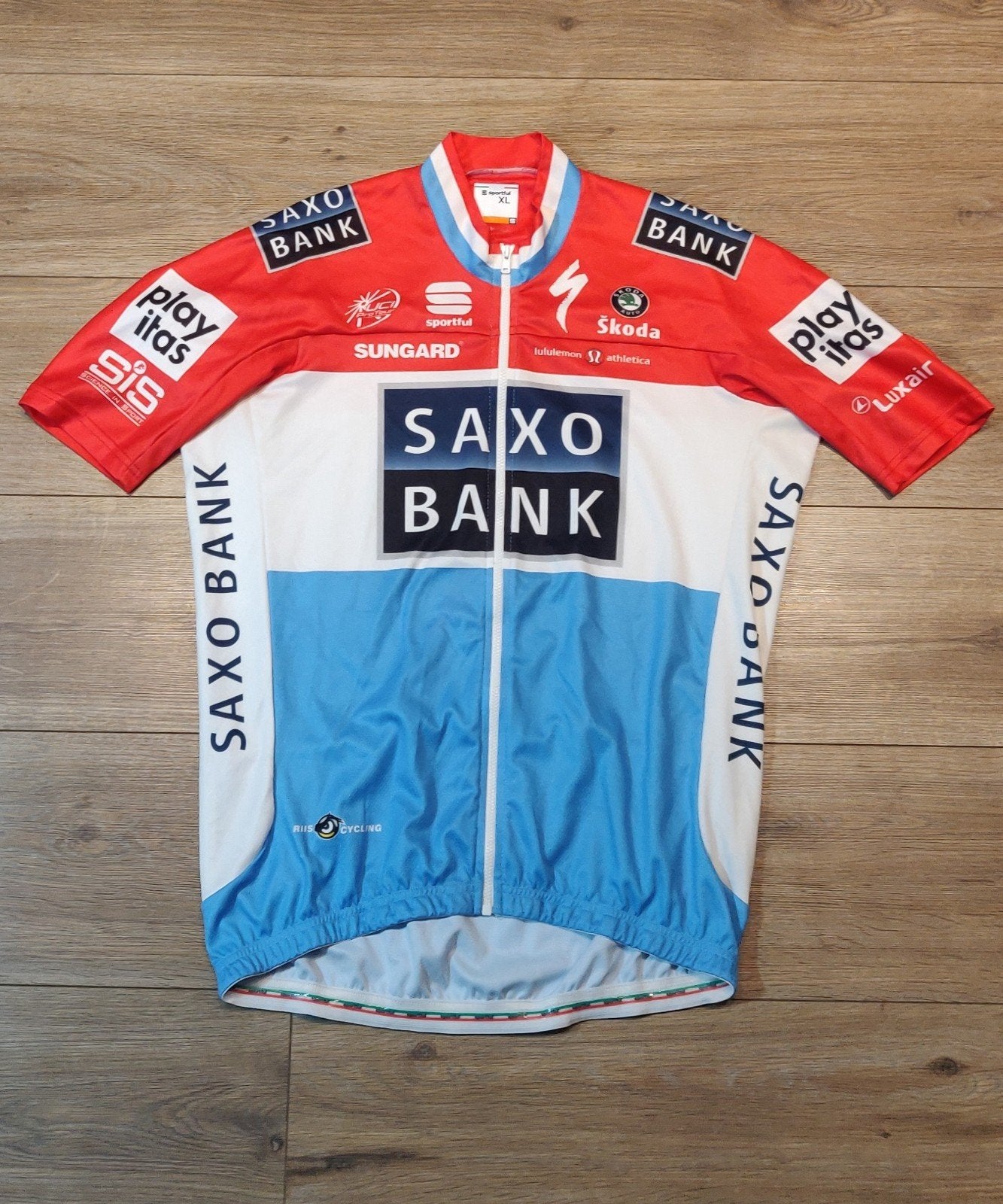 Wielershirt kampioen Luxemburg, Ophalen of Verzenden, Zo goed als nieuw, Kleding
