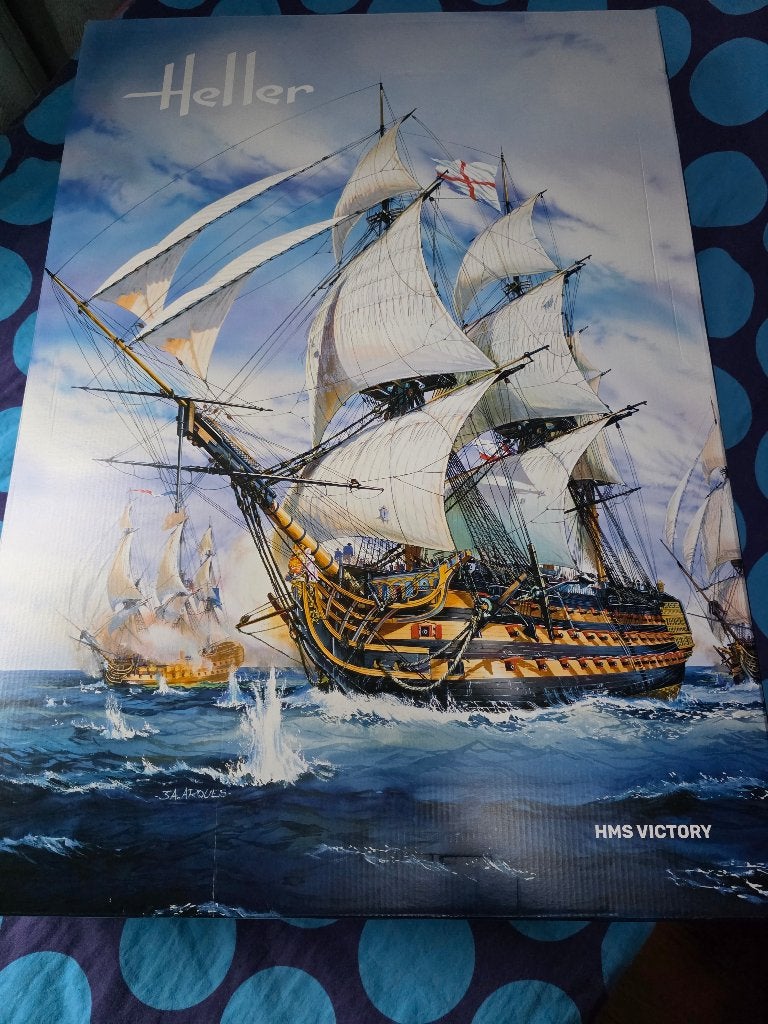 Heller HMS Victory 1:100 modelbouw kit, Ophalen of Verzenden, Nieuw, 1:50 tot 1:200, Heller