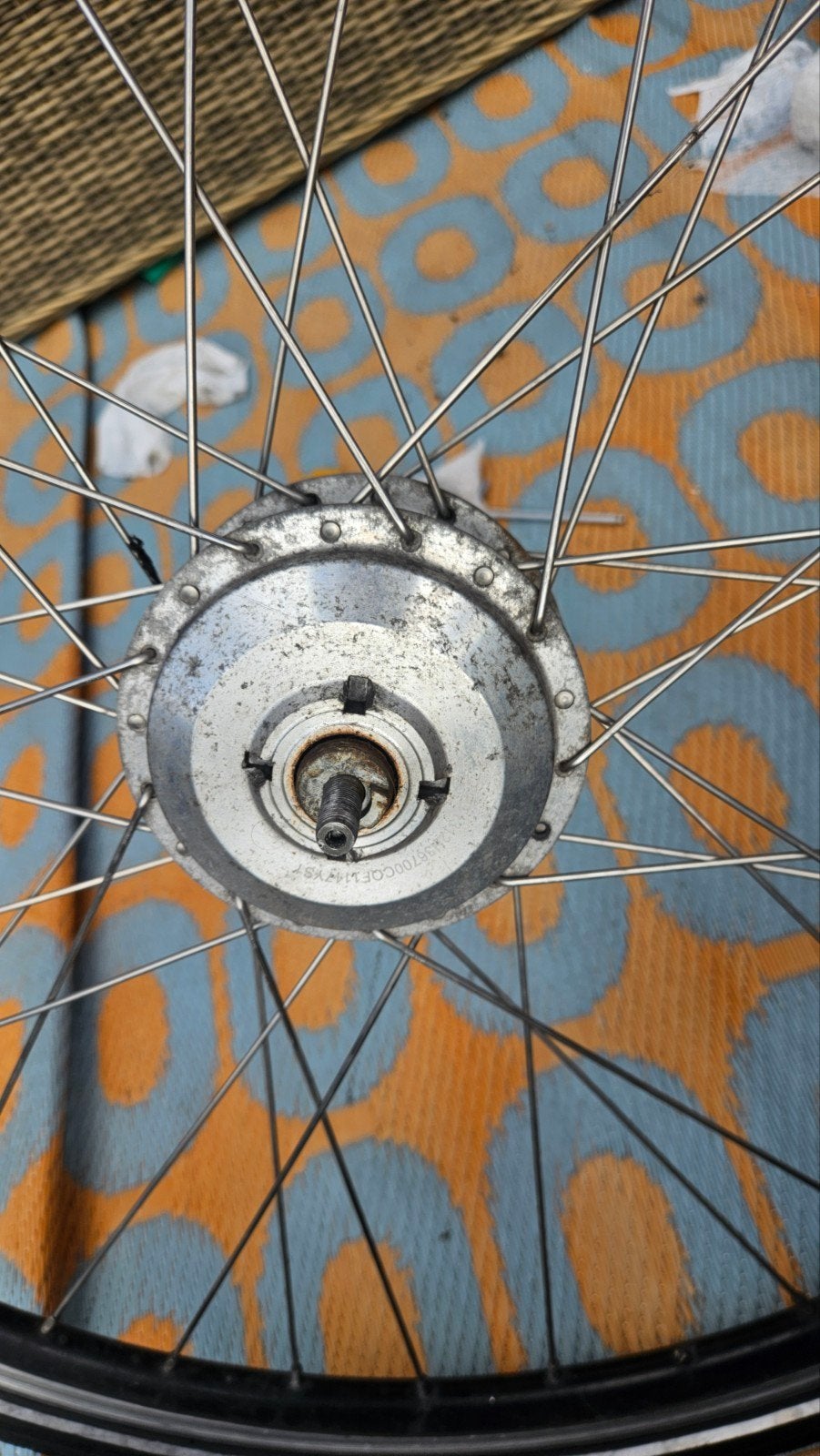 Stella voorwiel met motor voor elektrische fiets, Gebruikt, Stella, Aluminium, Ophalen