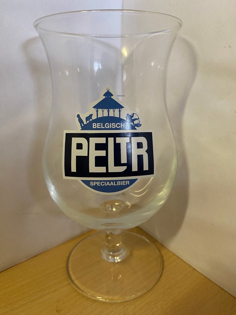 Peltr bierglas 33cl, Ophalen of Verzenden, Zo goed als nieuw, Glas of Glazen, Overige merken