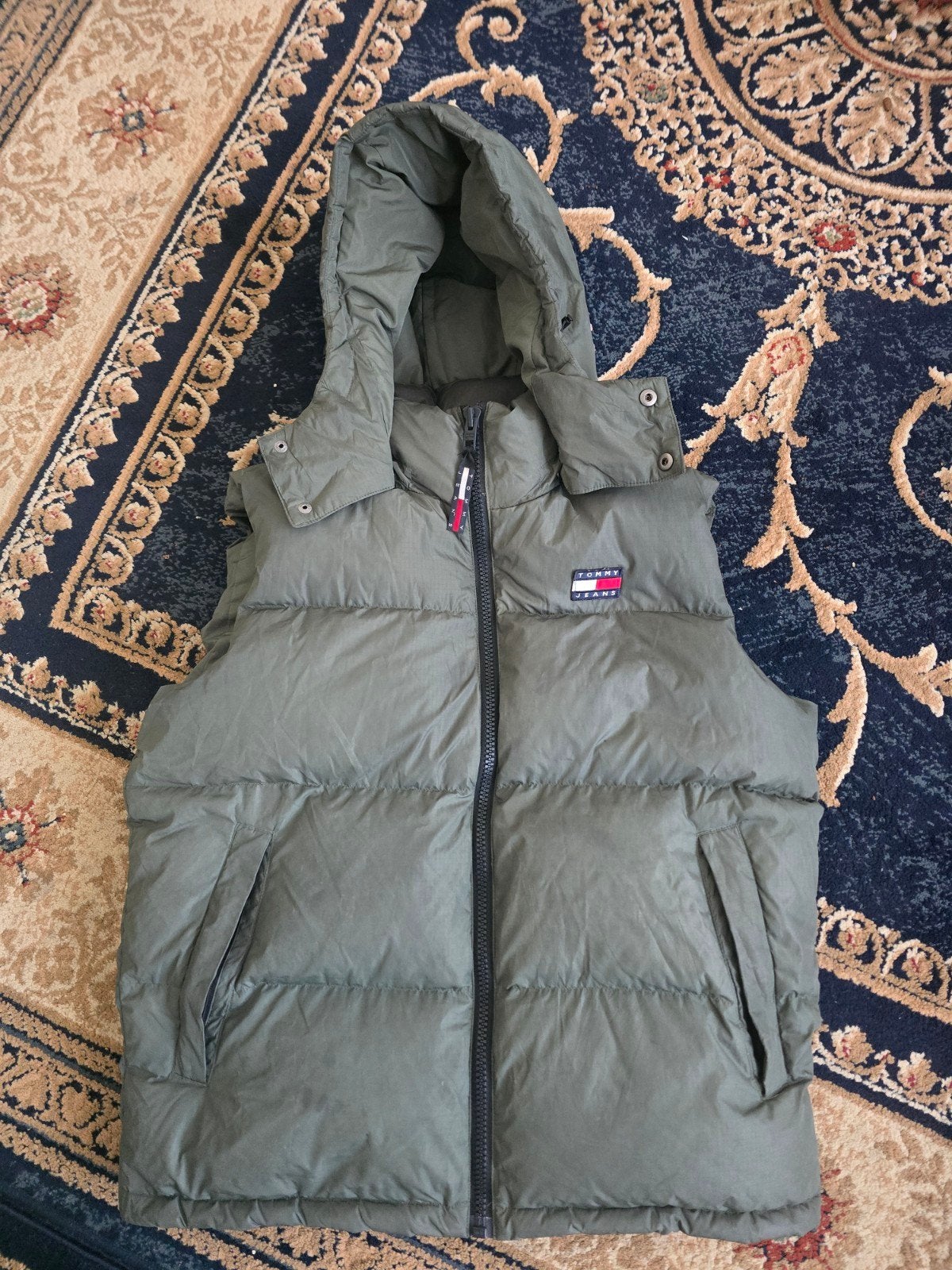 Tommy Jeans The Alaska Puffer Winterjas Maat M, Maat 48/50 (M), Ophalen of Verzenden, Tommy Jeans, Gedragen