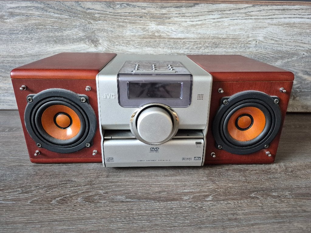 Foto 3 van JVC EX-D1 Compact Component System – Wood Cone speakers