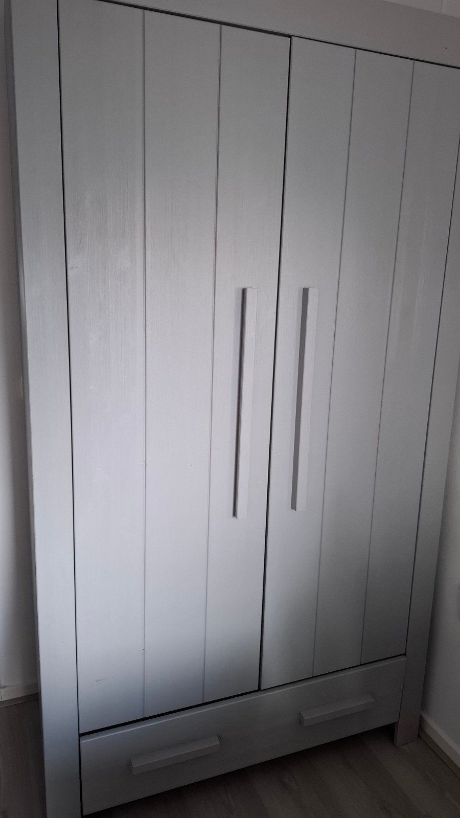 Woood kledingkast grijs, Ophalen, Gebruikt, 200 cm of meer, 50 tot 100 cm