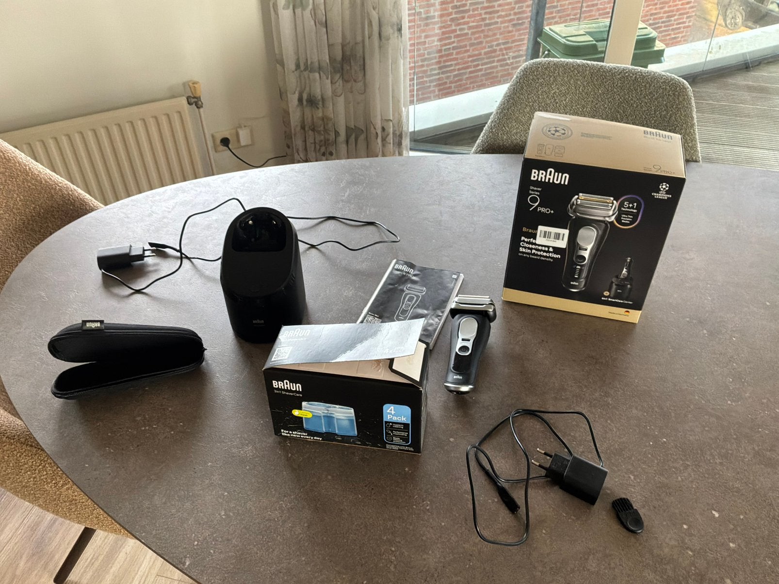 Braun serie 9 pro+ scheerapparaat zgan, Ophalen of Verzenden, Zo goed als nieuw, Scheren en Epileren