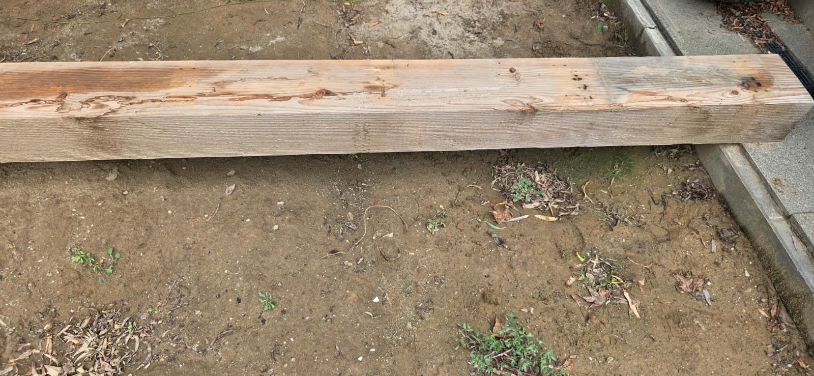 Douglas houten balk, Doe-het-zelf en Verbouw, Ophalen, Balk, Overige houtsoorten, 50 mm of meer