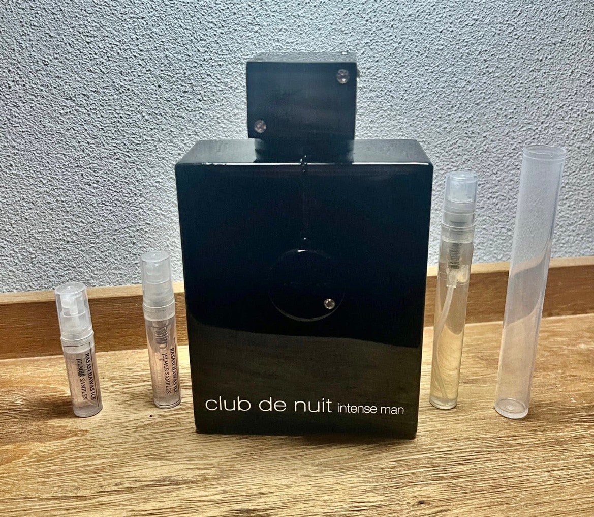 Samples: Armaf - Club de Nuit Intense Man EDP 1-5ml, Ophalen of Verzenden, Zo goed als nieuw