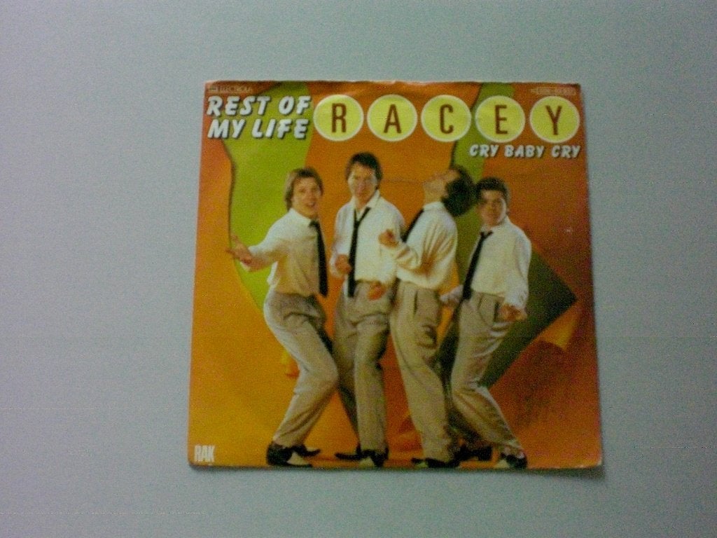 RACEY -  rest of my life - vinyl 7", Gebruikt, 7 inch, Ophalen of Verzenden, Rock en Metal