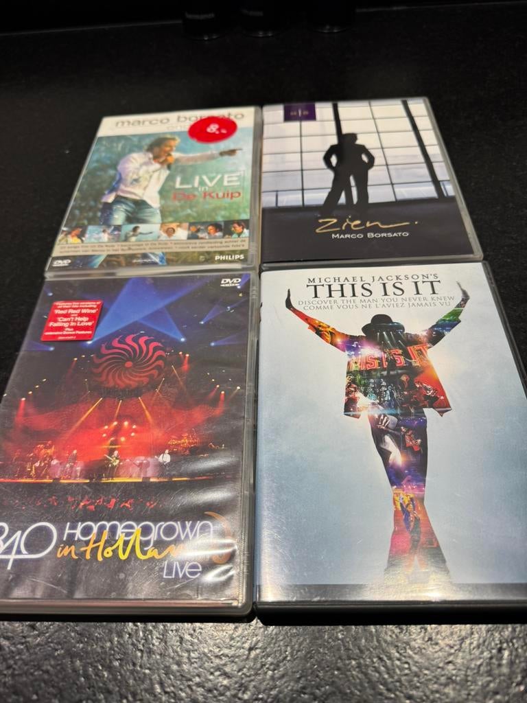 Muziek DVD’s 4 x, Alle leeftijden, Ophalen of Verzenden, Zo goed als nieuw