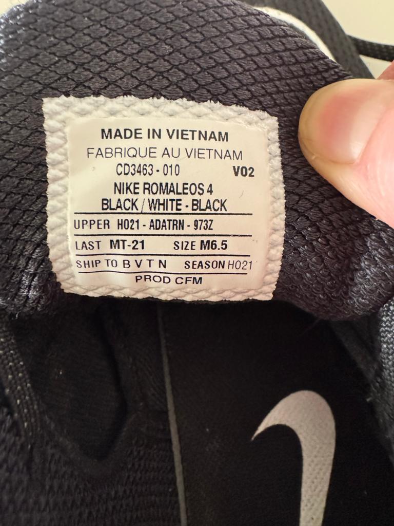 Nike Romaleos 4 Gewichthefschoenen - Zwart/Wit, Ophalen of Verzenden, Zo goed als nieuw