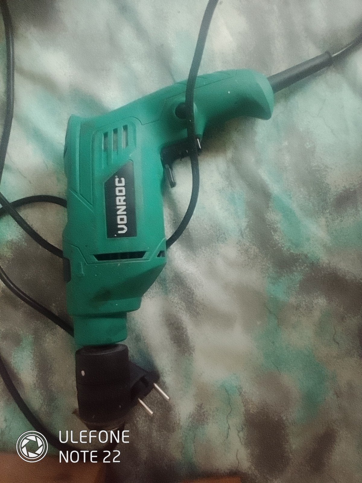 Vonrock Klopboormachine 500W - Zo goed als nieuw, 400 tot 600 watt, Ophalen, Boormachine, Klopboormechanisme
