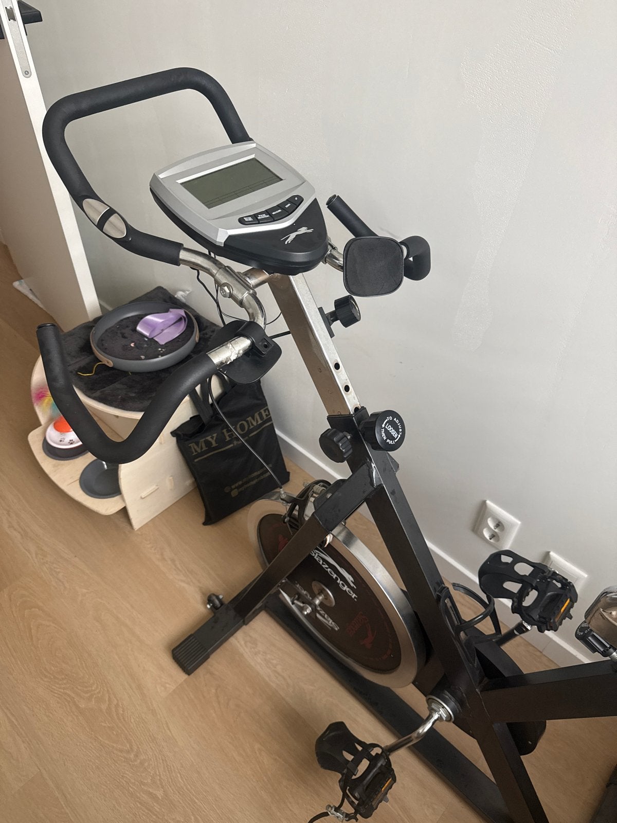 Slazenger Spinningfiets - Gebruikt maar functioneel, Sport en Fitness, Ophalen, Gebruikt, Spinningfiets, Metaal