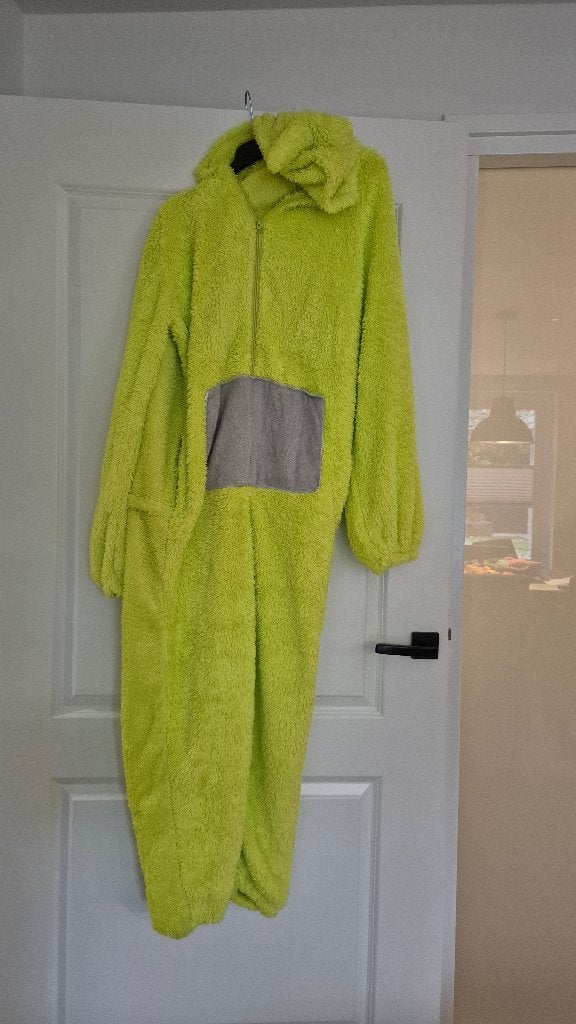 carnavalspak teletubbie Heren, Maat 52/54 (L), Ophalen of Verzenden, Kleding, Overige thema's