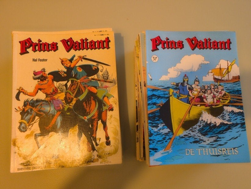 Prins Valiant stripverhalen, Boeken, Hal Foster, Meerdere stripboeken, Ophalen, Gelezen
