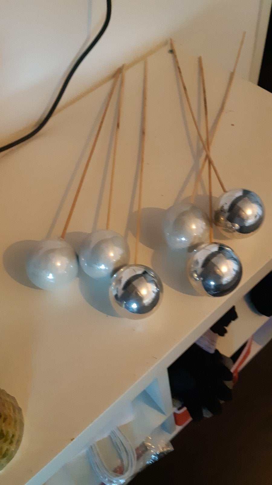 Kerstdecoratie voor kerststukjes, Diversen, Kerst, Ophalen of Verzenden, Gebruikt