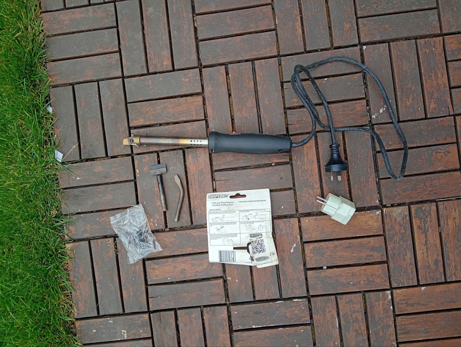 bandenmes noppenmes bandenprofielsnijder, Ophalen of Verzenden, Gebruikt
