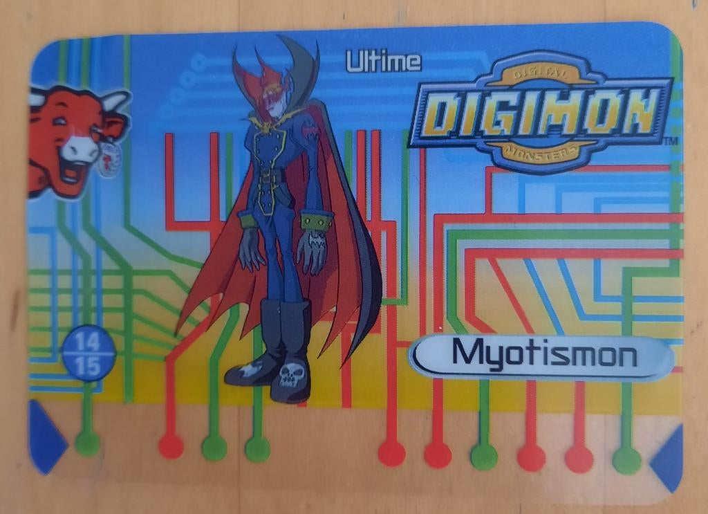 Zeldzame Digimon kaart van Myotismon, Ophalen of Verzenden