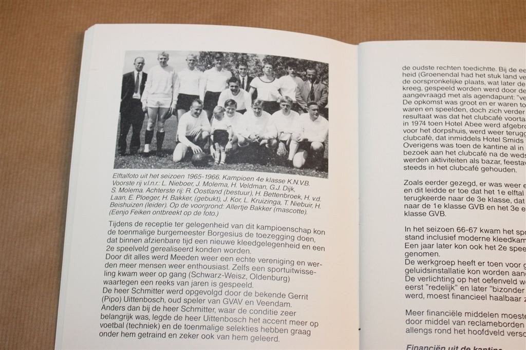Jubileumboek v.v. Meeden — 60 Jaar Voetbal Groningen, Ophalen of Verzenden, Gelezen
