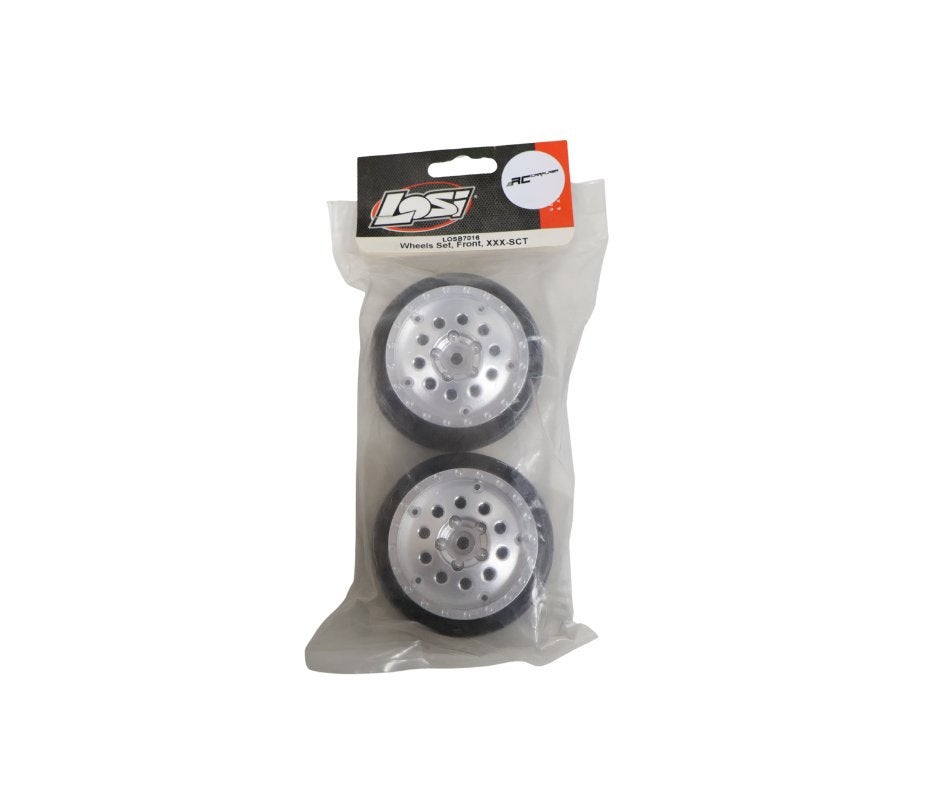 Losi LOSB7016 wheels set front XXX-SCT, Verzenden, Nieuw, Overige schalen, Onderdeel