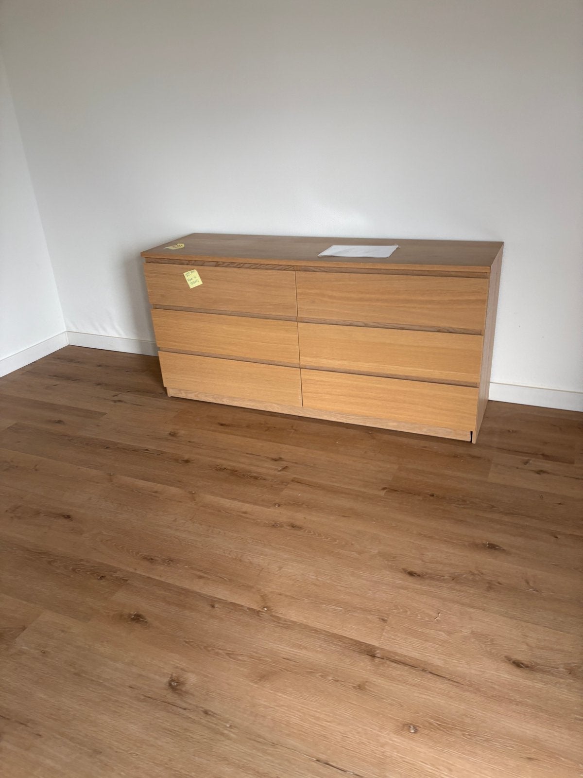 Ikea Malm ladekast met 6 lades, Ophalen, Gebruikt, 100 tot 150 cm, 5 laden of meer